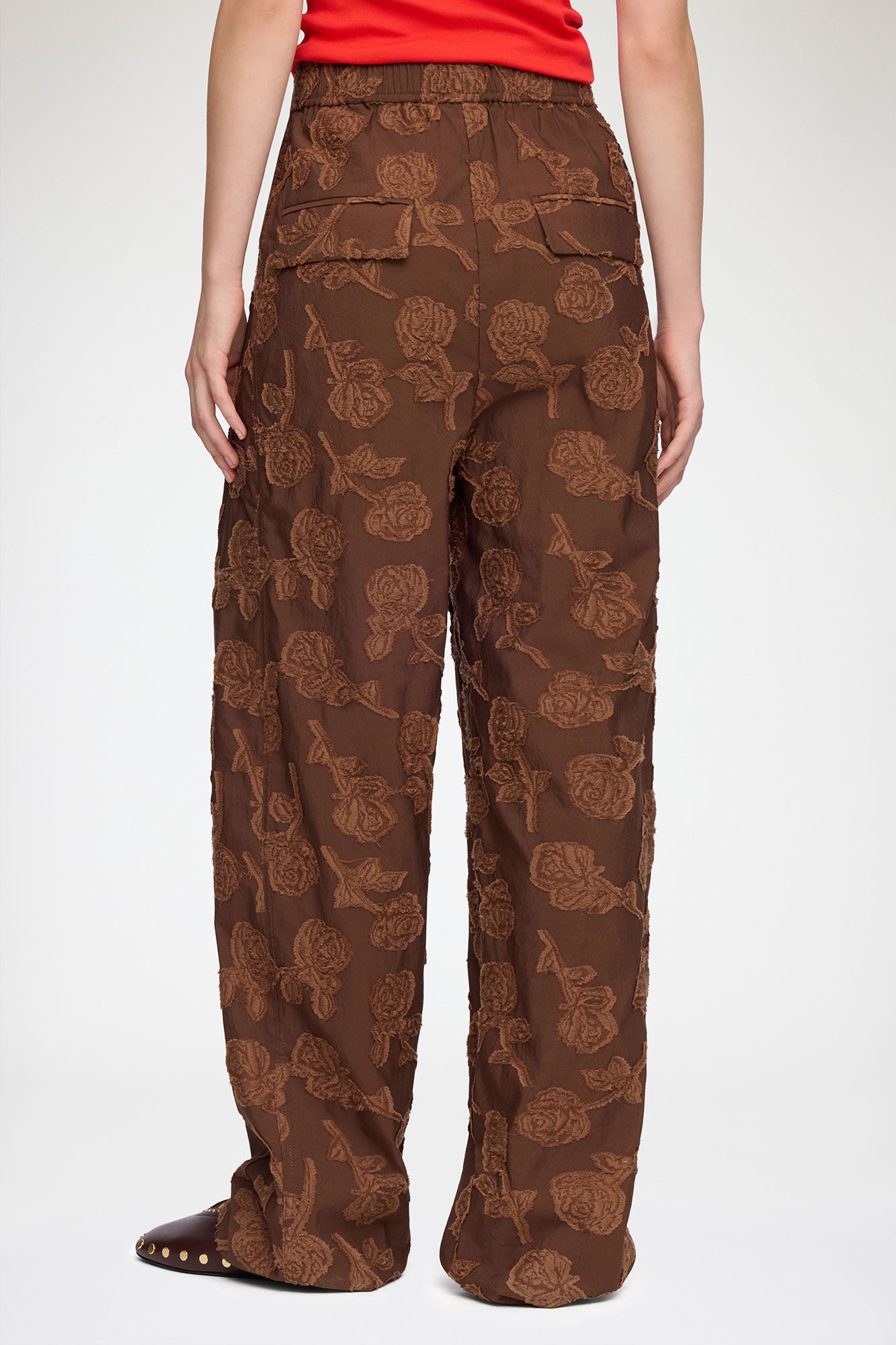 GANNI For Sale Pants in Brown Fil Coupe