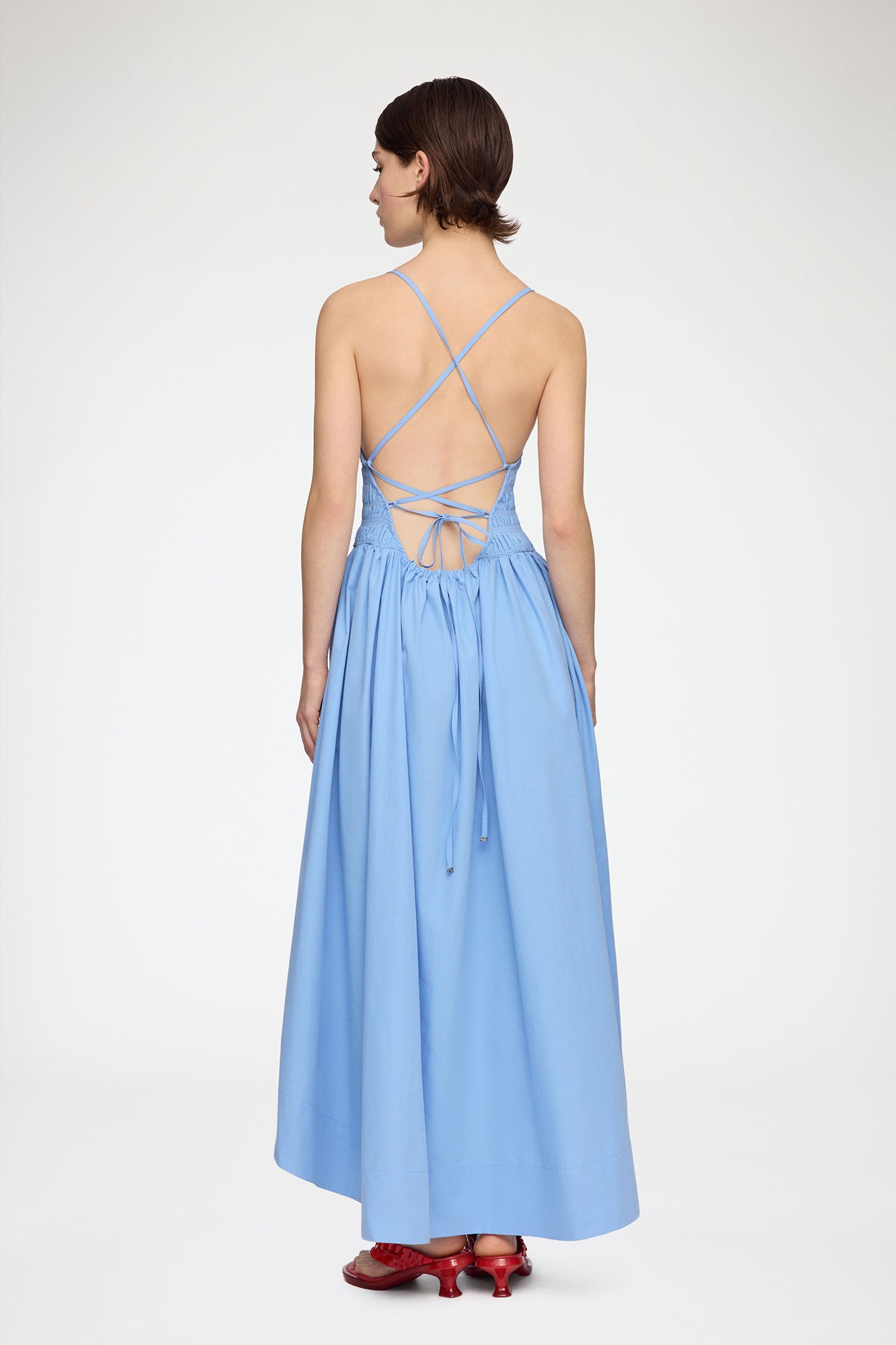 GANNI For Sale Dress in Blue Poplin