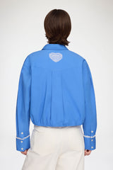 GANNI Hot Sale Shirt in Blue Cotton