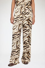 GANNI For Sale Pants in Zebra Satin