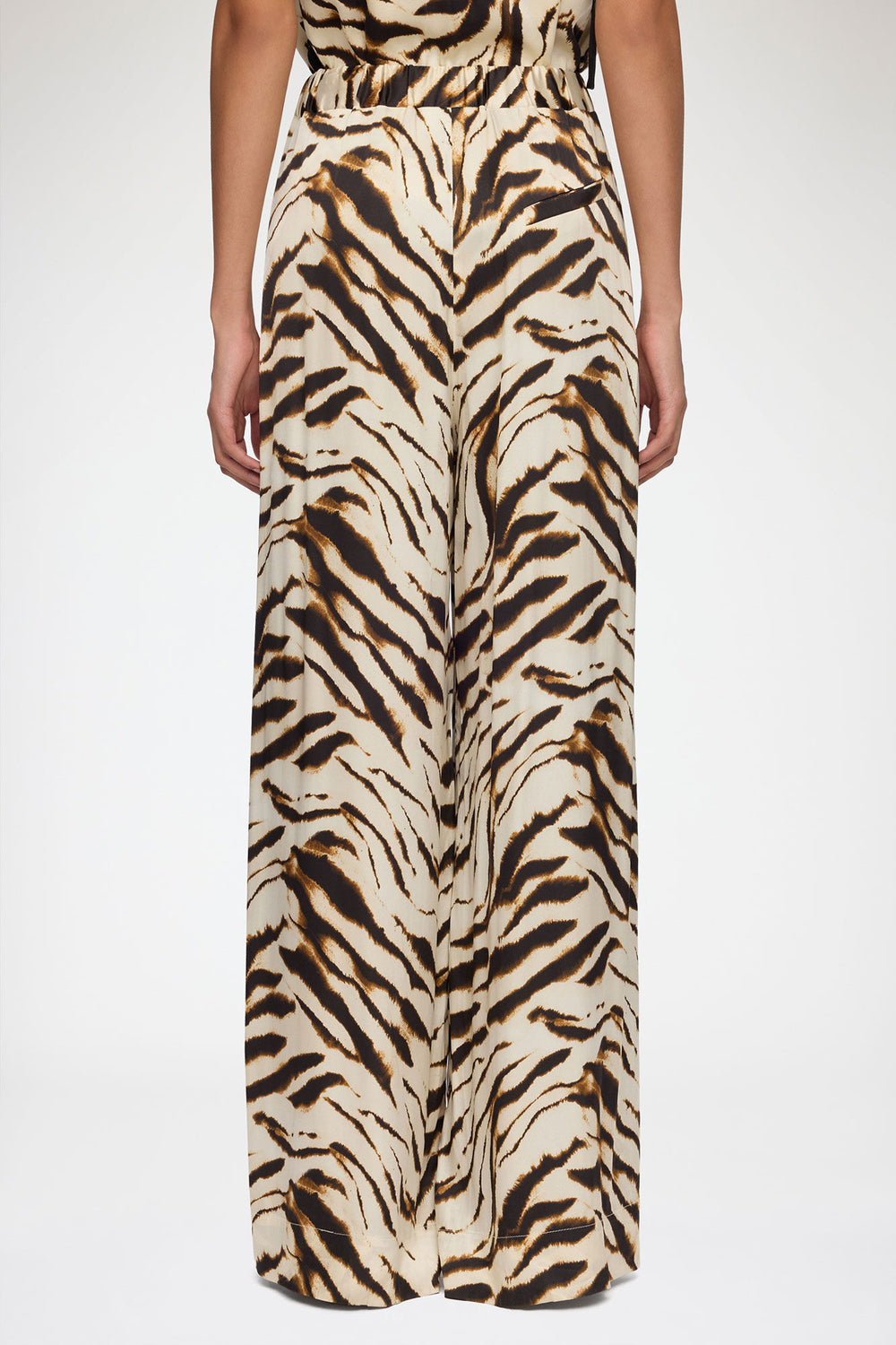 GANNI For Sale Pants in Zebra Satin