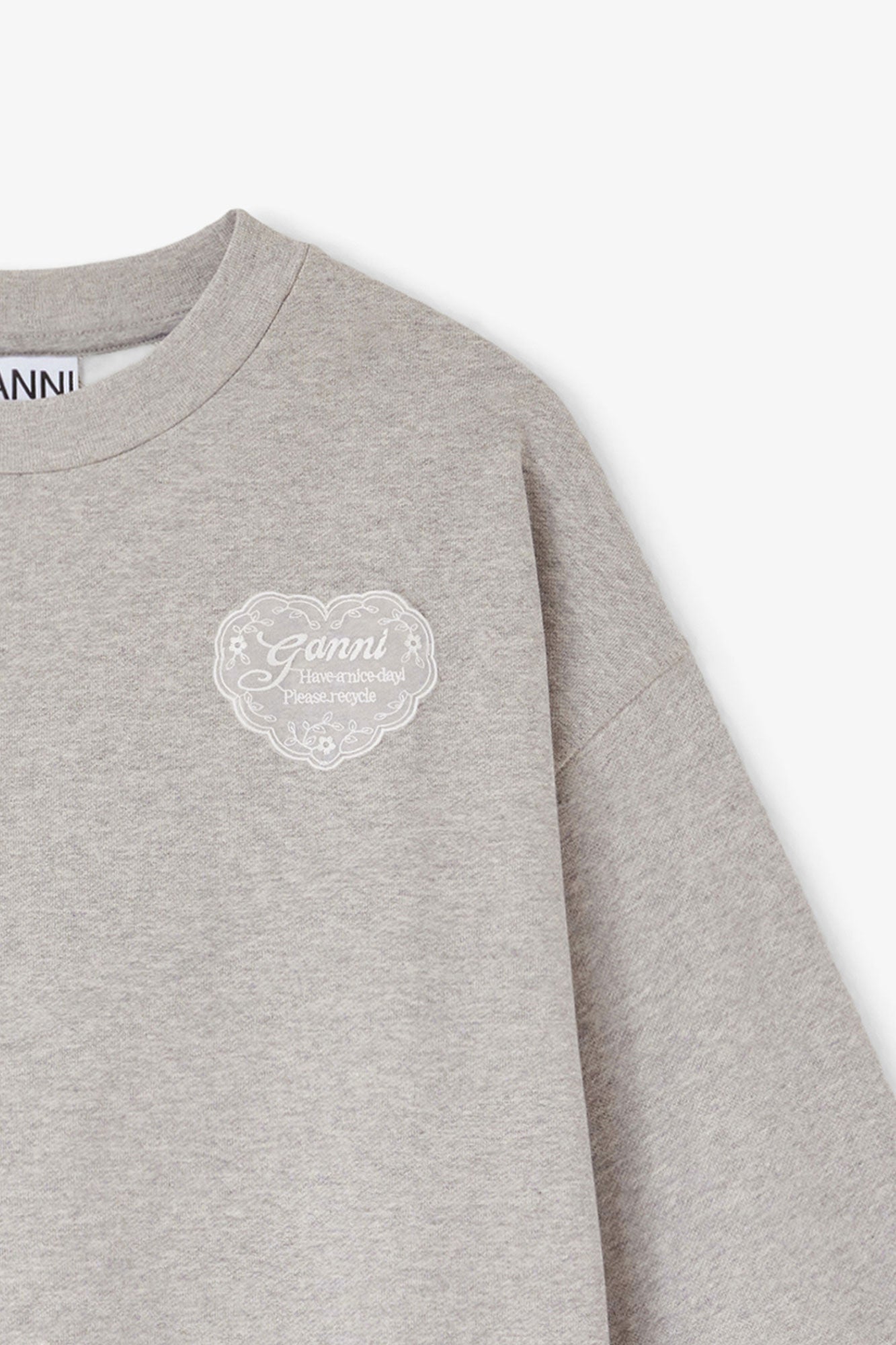 GANNI us Sweatshirt in Grey Isoli