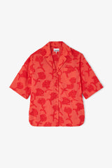 GANNI On Sale Shirt in Red Fil Coupe