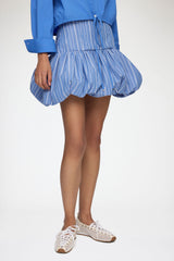 GANNI us Skirt in Blue Stripes