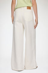 GANNI On Sale Lari Straight Jeans in White Denim