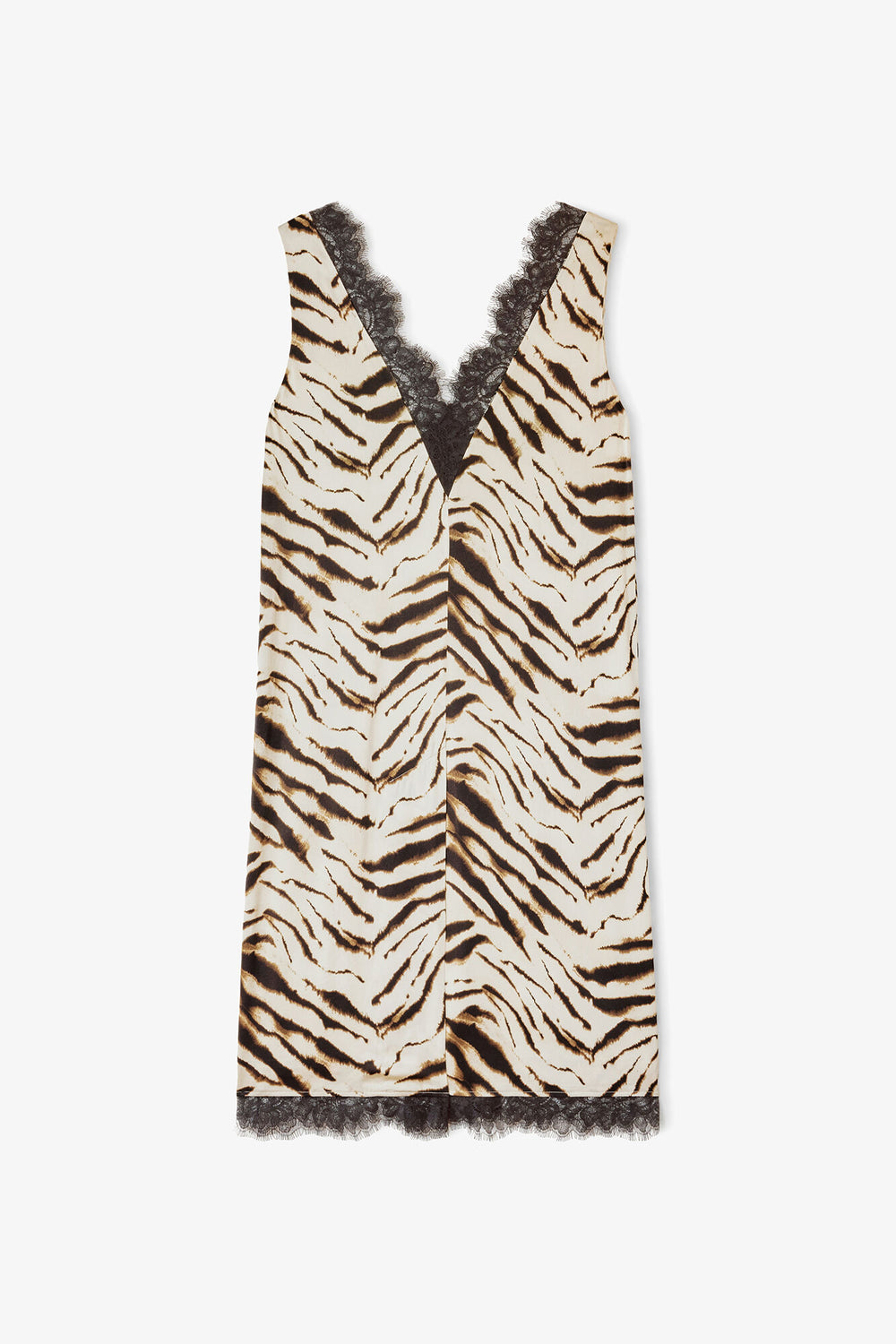 GANNI Hot Sale Dress in Zebra Satin