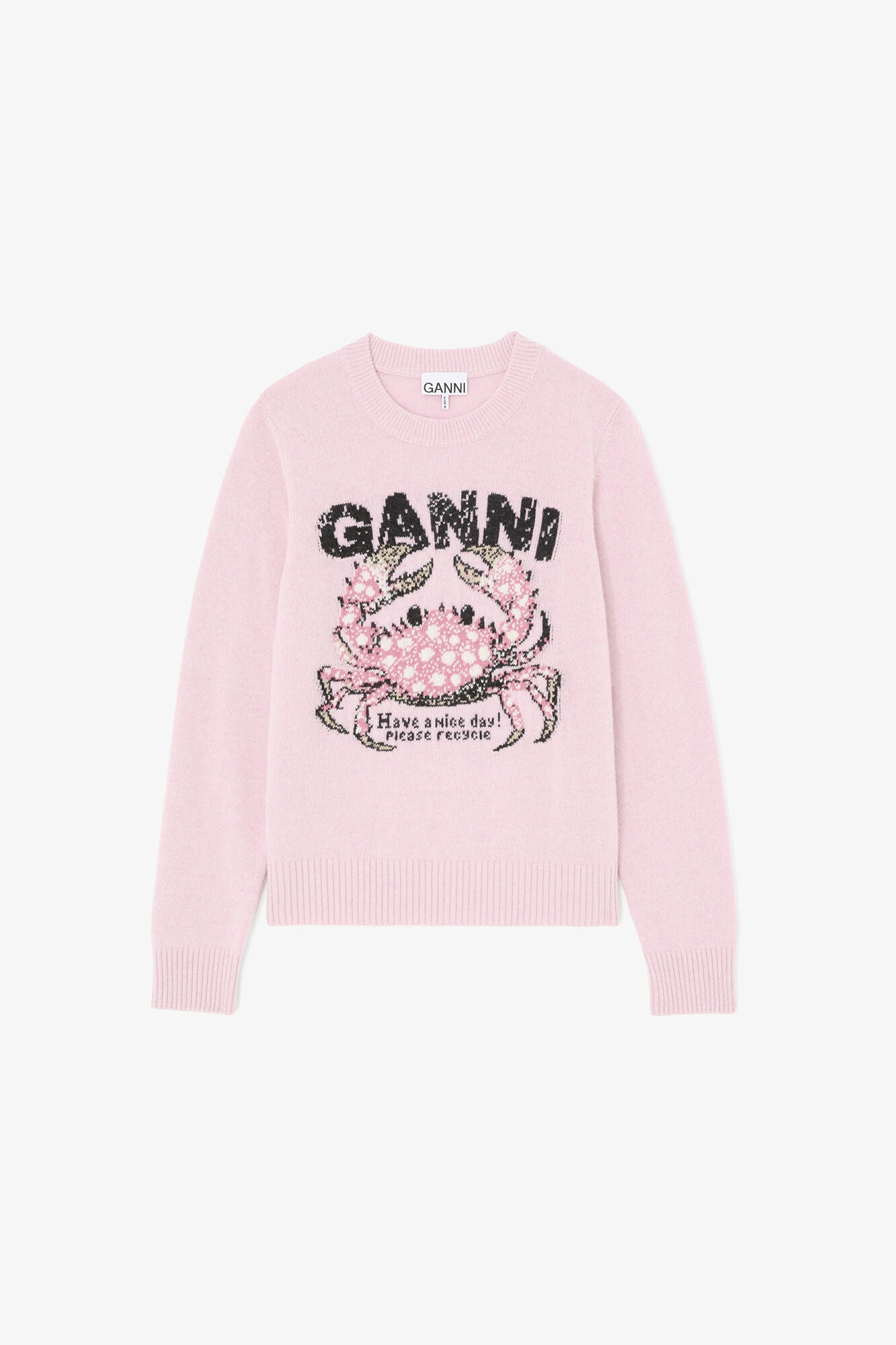 GANNI us Sweater with Crab