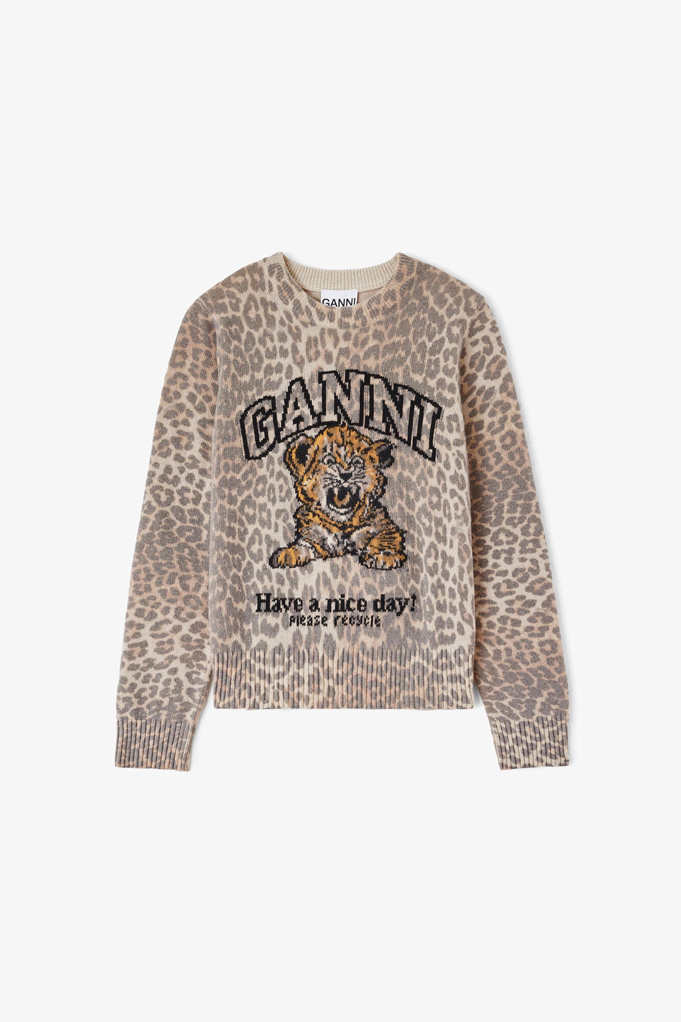 GANNI Sale Sweater with Tiger