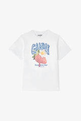 GANNI On Sale T-shirt with Strawberry