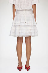 GANNI For Sale Skirt in White Broderie Anglaise