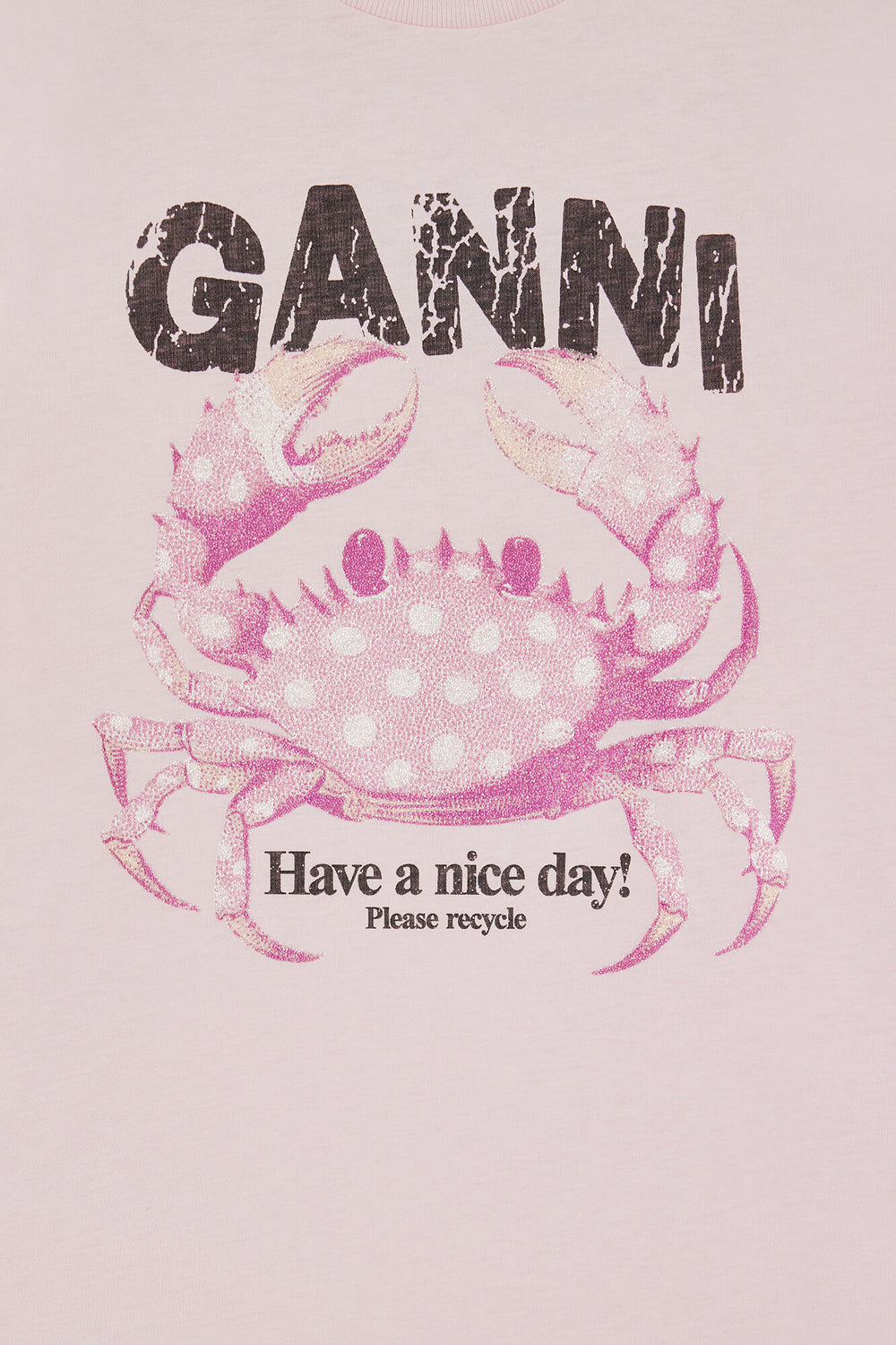 GANNI New T-shirt with Crab