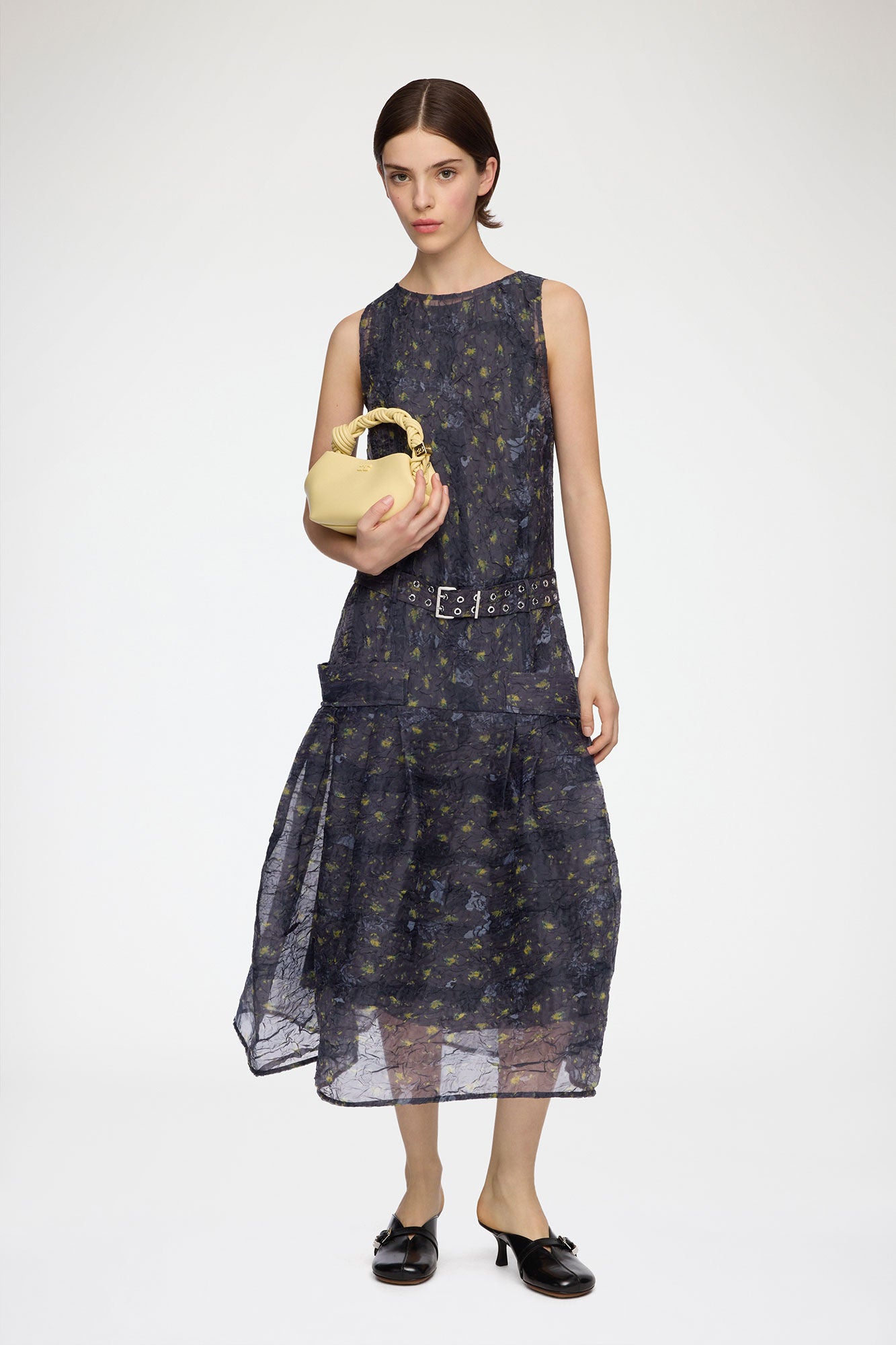 GANNI Outlet Dress in Shibori Organza