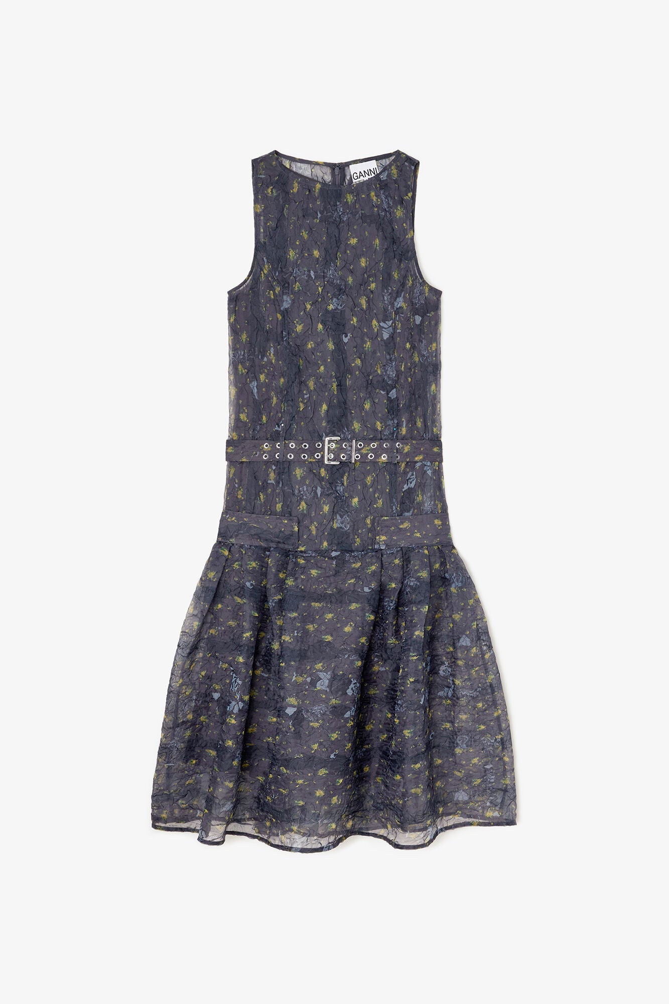 GANNI Outlet Dress in Shibori Organza