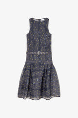 GANNI Outlet Dress in Shibori Organza