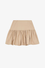 GANNI On Sale Skirt in Beige Cotton