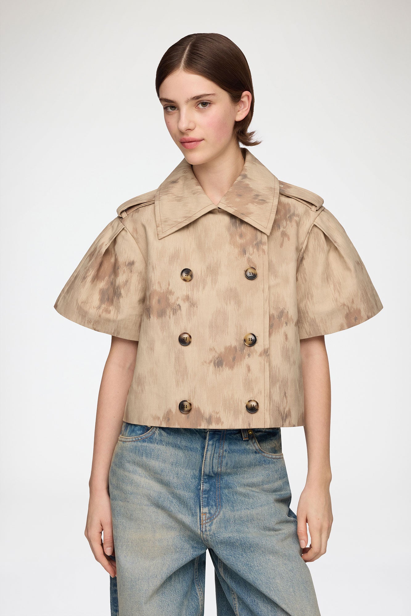 GANNI Hot Sale Jacket in Printed Cotton