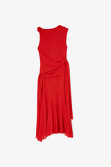 GANNI us Long Dress in Marl Mesh