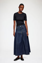 GANNI For Sale Skirt in Stretch Denim