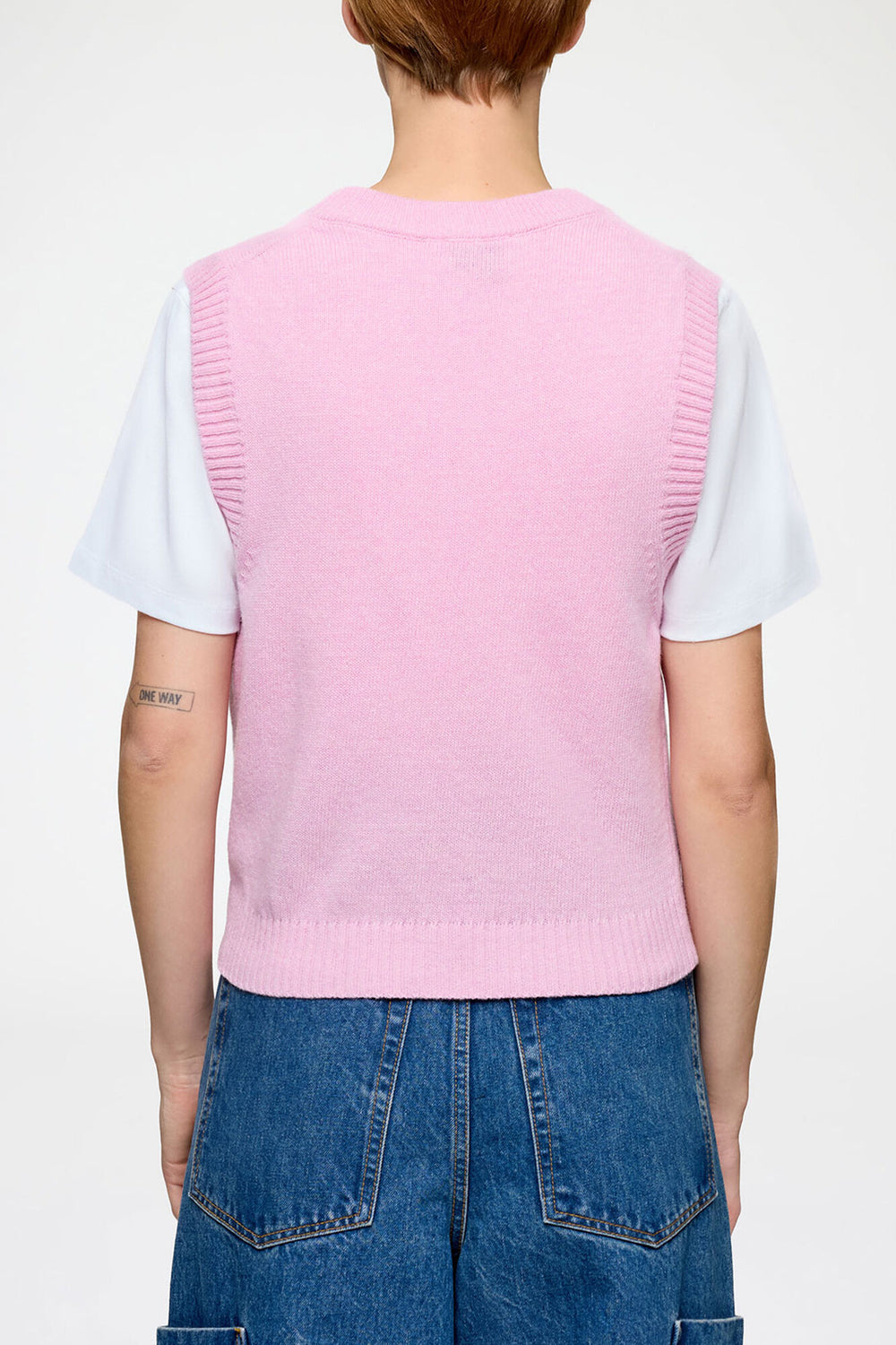 GANNI Outlet Vest in Graphic Wool