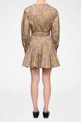 GANNI Discount Shirt Dress in Stretch Cotton
