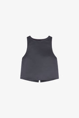 GANNI Sale Top in Black Satin