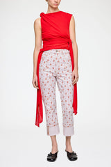 GANNI For Sale Capri Slim Jeans in Printed Denim