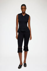 GANNI Online Vest in Cotton Crochet