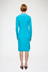 GANNI Sale Short Dress in Marl Mesh