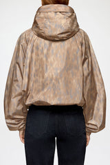 GANNI On Sale Flyweight Jacket in Printed Nylon