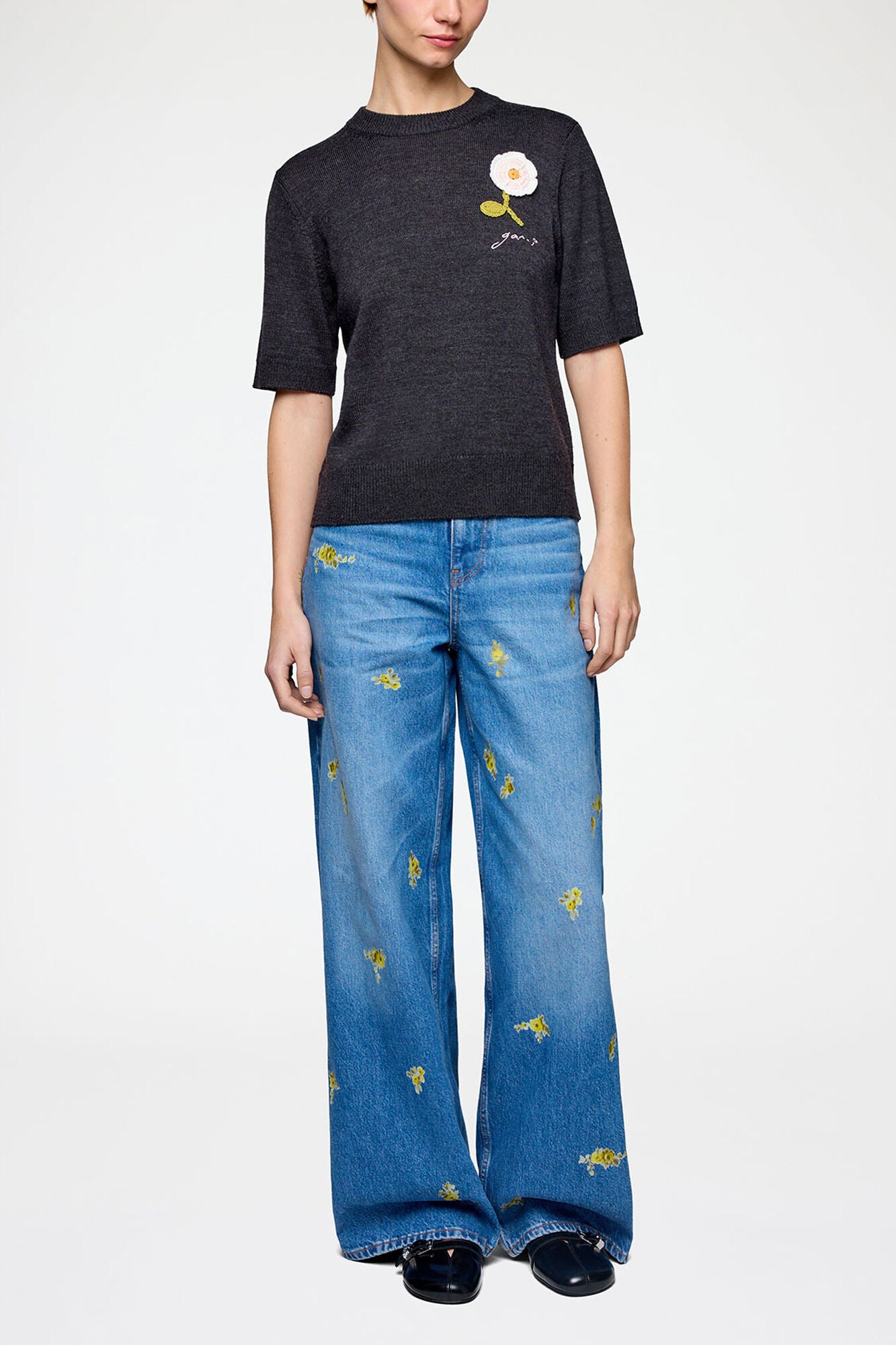 GANNI For Sale Tee in Merino
