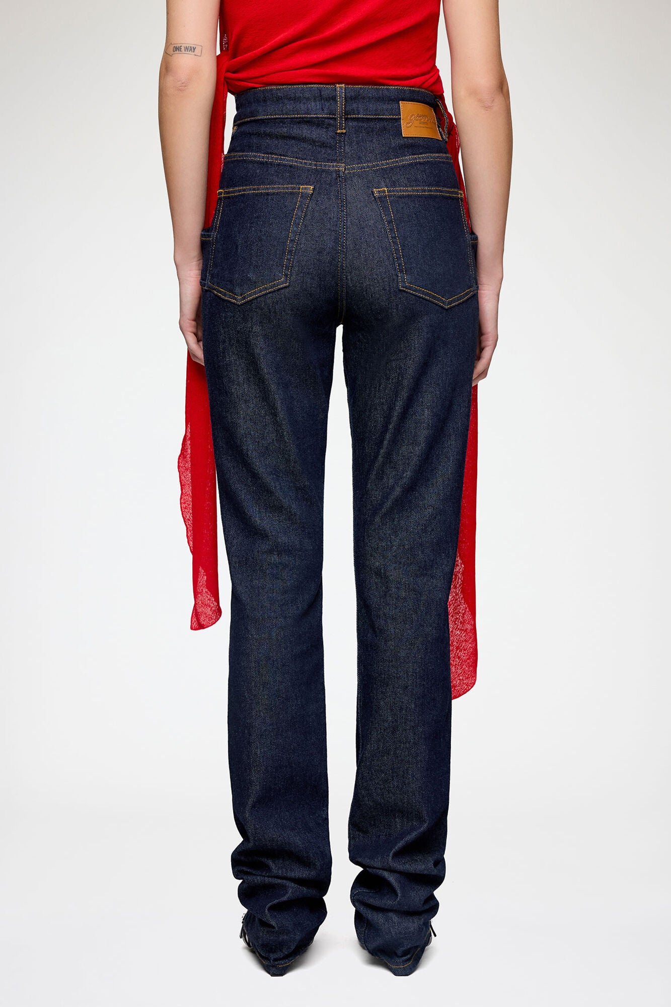 GANNI Hot Sale Skinny Jeans in Stretch Denim