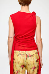 GANNI Online Top in Marl Mesh