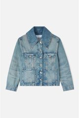 GANNI Online Rigid Denim Jacket