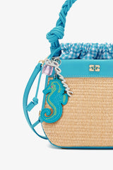 GANNI On Sale Scuba Blue Seahorse Charm