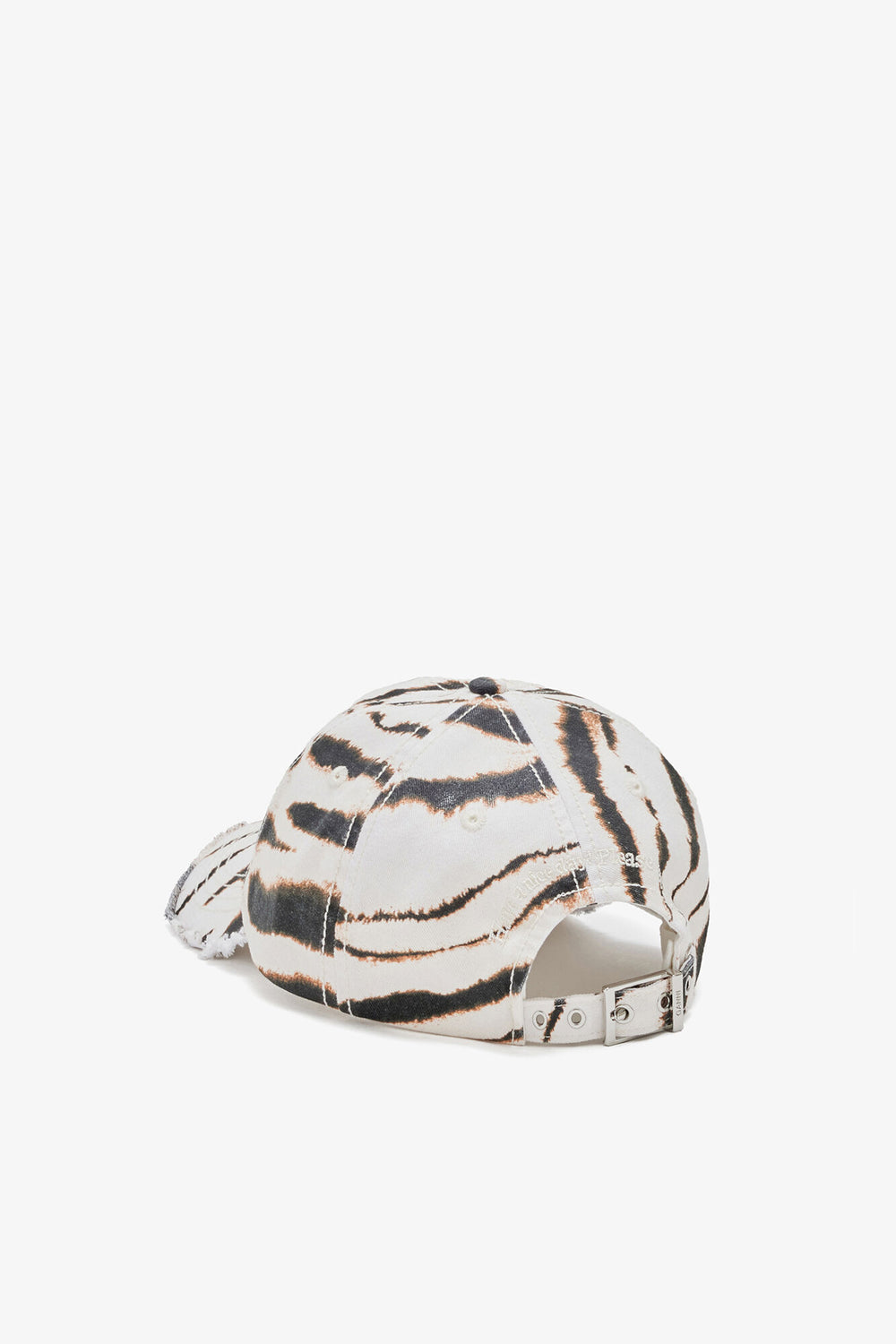 GANNI Online Egret Cap in Washed Cotton