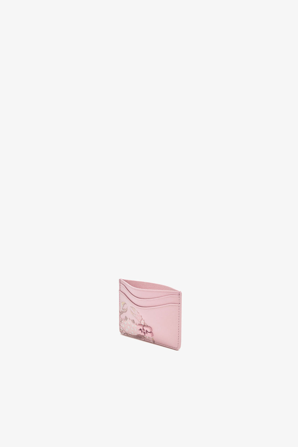 GANNI Outlet Pink Nectar Bou Card Holder in Pink