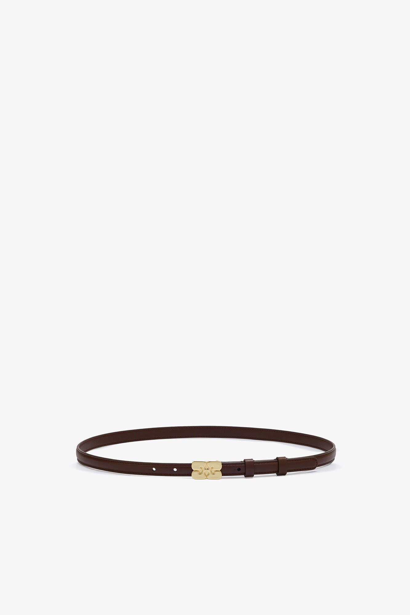 GANNI us Kat Belt Small in Brown