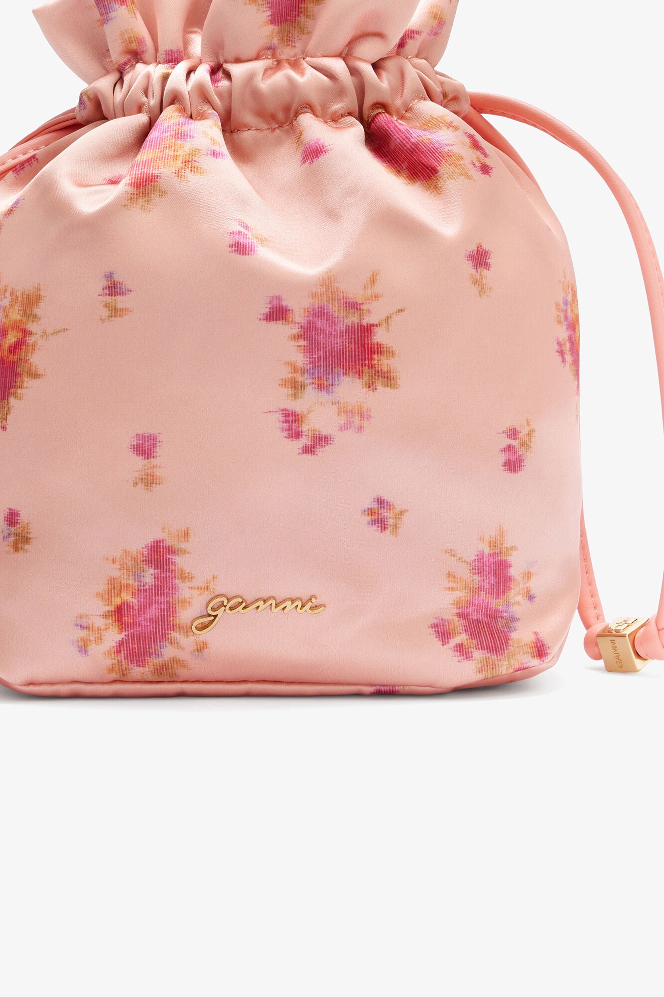 GANNI Online Shrimp Pouch in Printed Nylon