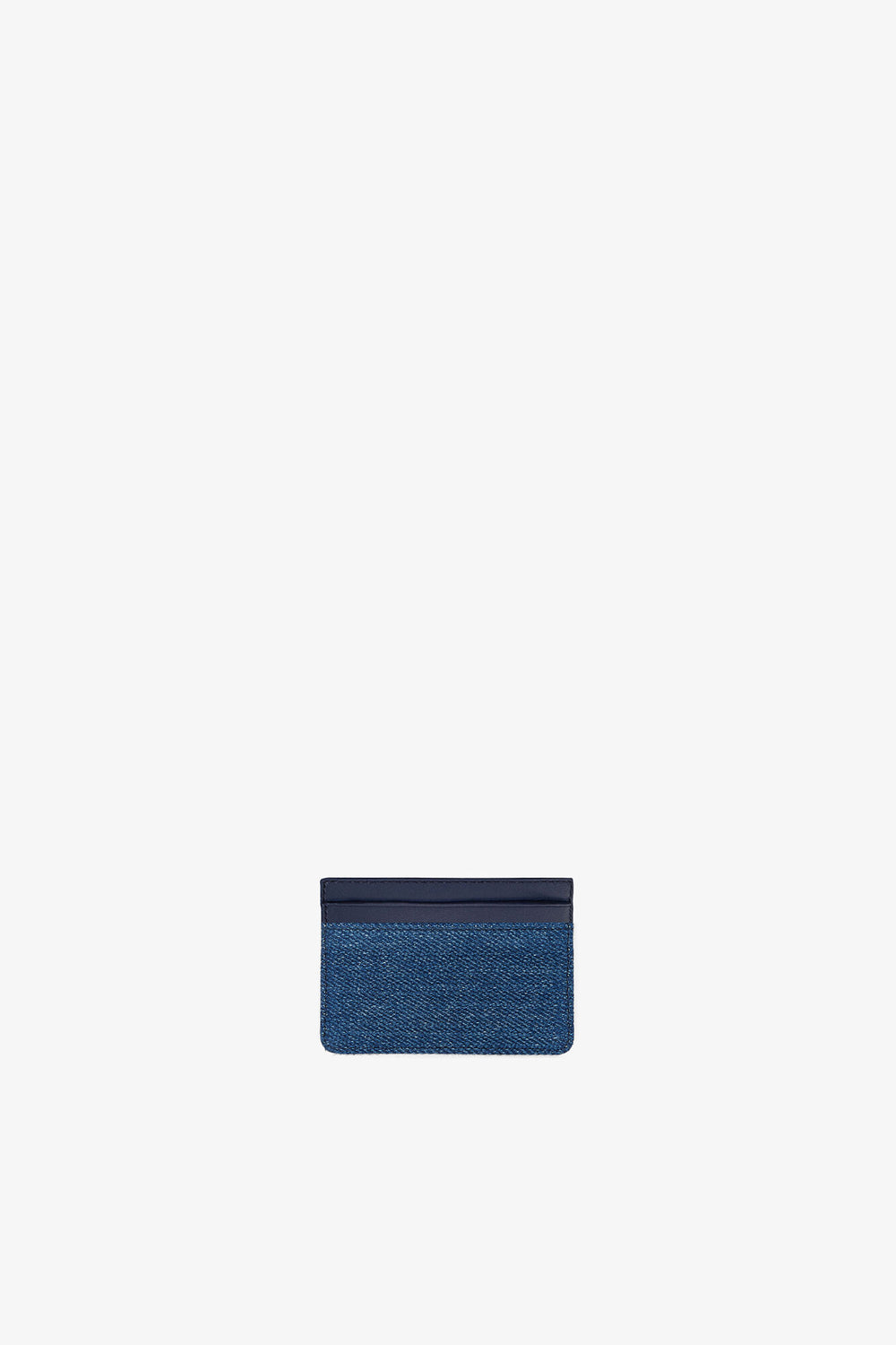 GANNI Discount Faded Denim Bou Card Holder in Denim