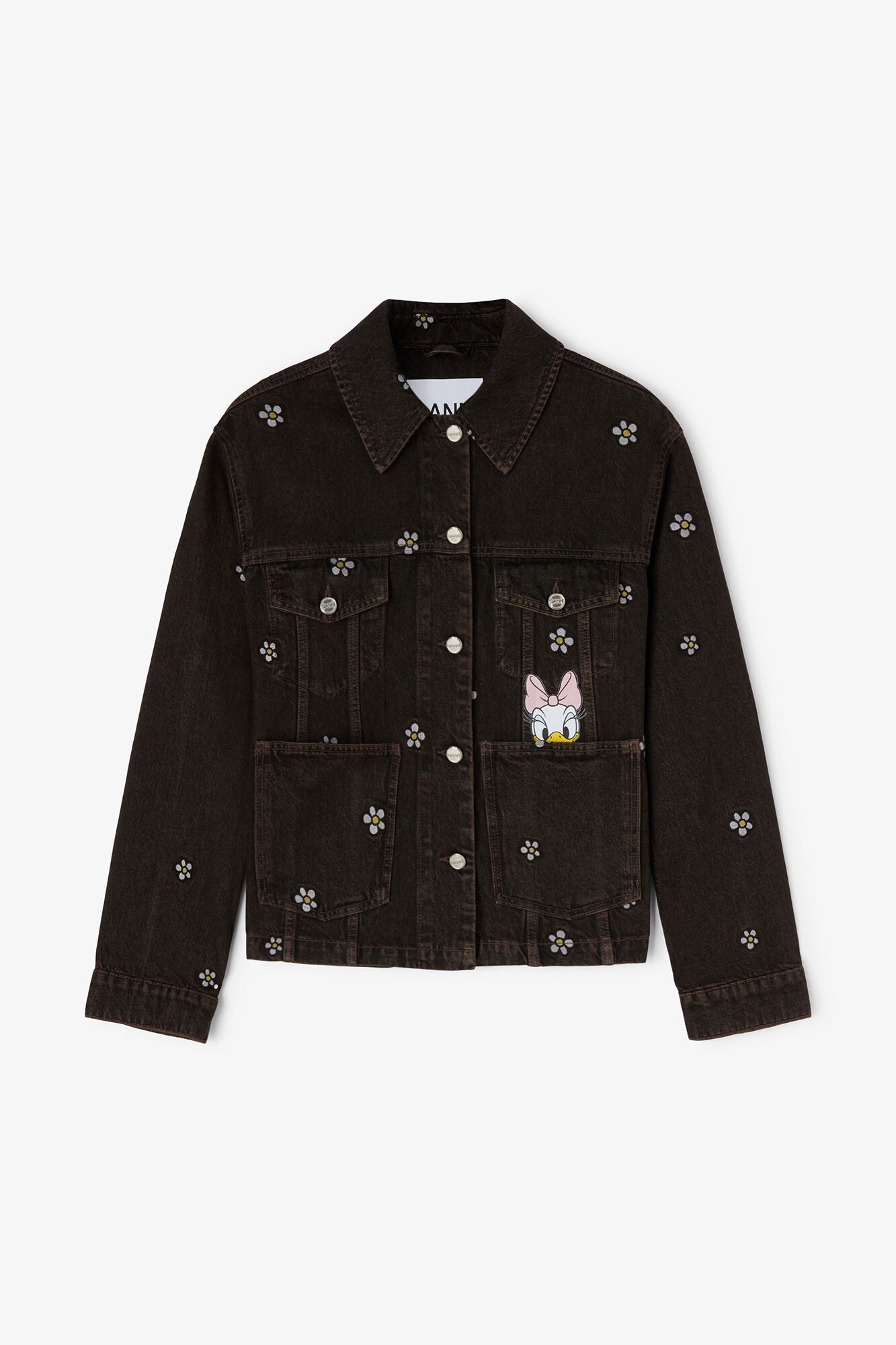 GANNI Online Daisy Duck Denim Oversized Jacket