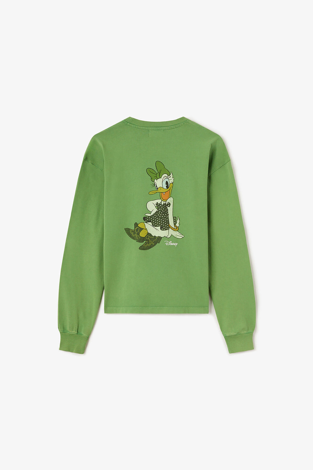 GANNI On Sale Daisy Duck Green Long-sleeve T-shirt