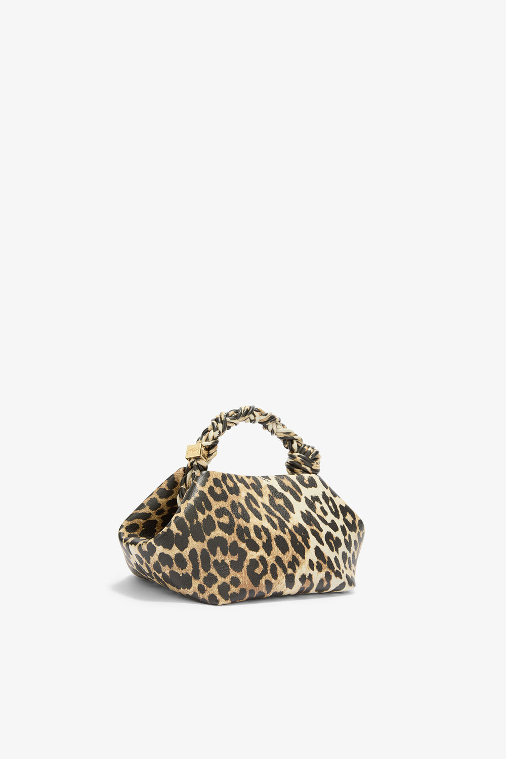 GANNI Hot Sale Almond Milk Daisy Duck Leopard Small Bou Bag