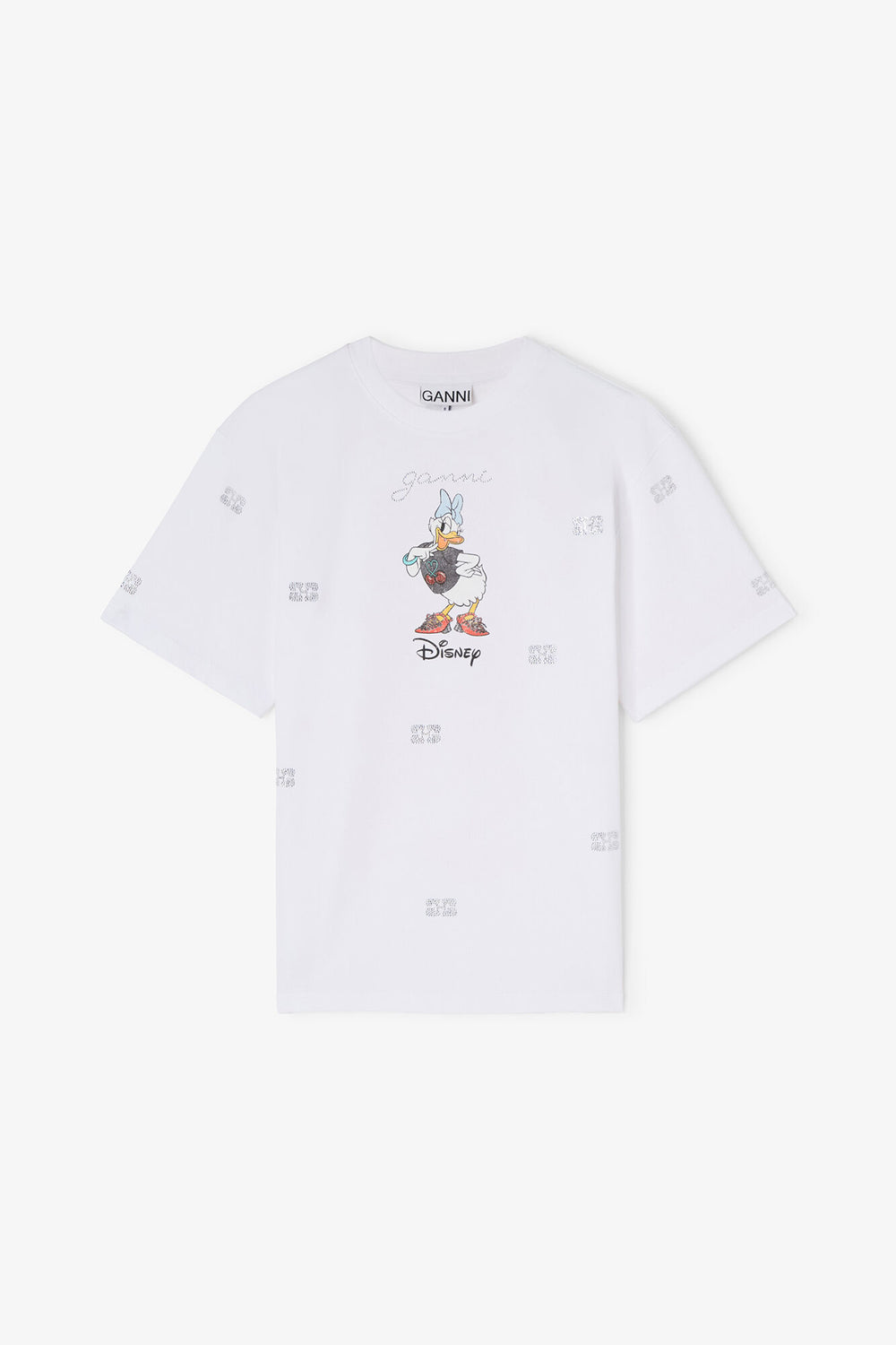 GANNI Sale Daisy Duck White Printed T-shirt