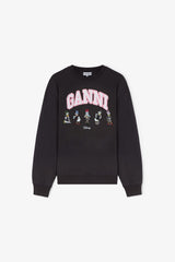 GANNI Discount Daisy Duck Black Sweatshirt