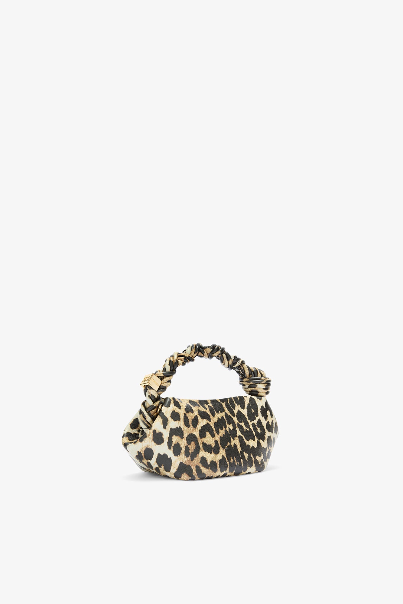 GANNI Discount Almond Milk Daisy Duck Leopard Mini Bou Bag