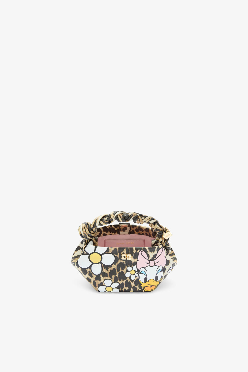 GANNI Discount Almond Milk Daisy Duck Leopard Mini Bou Bag