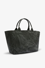GANNI New Black Oyster Daisy Duck Bleached XXL Tote
