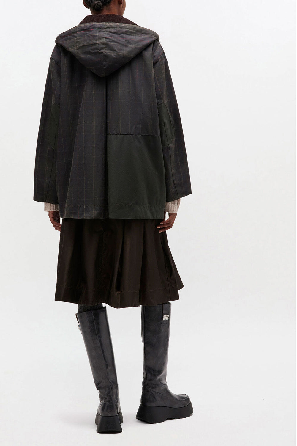 GANNI On Sale Waxed Jacket in Green