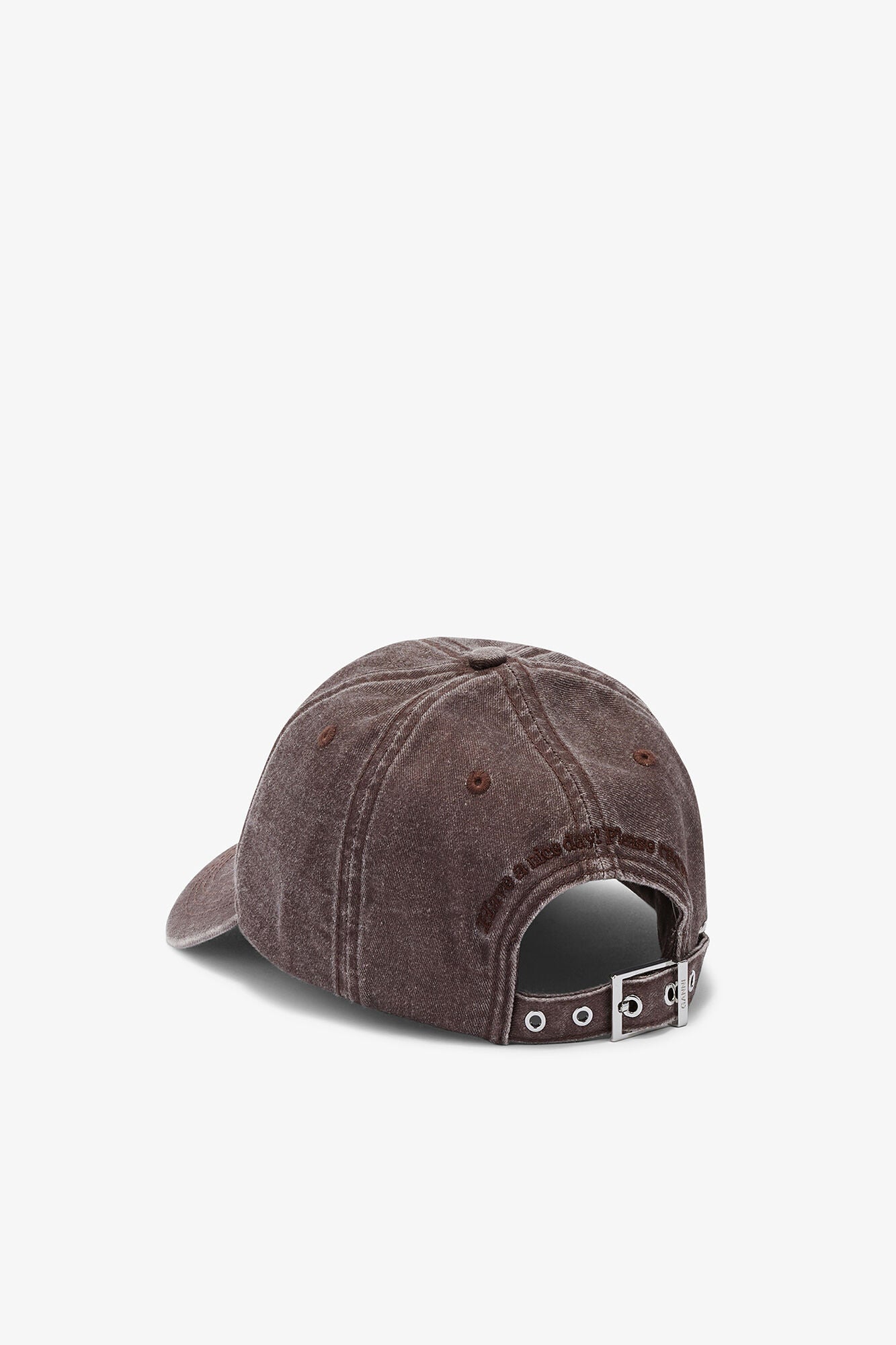 GANNI Sale Washed Canvas Cap