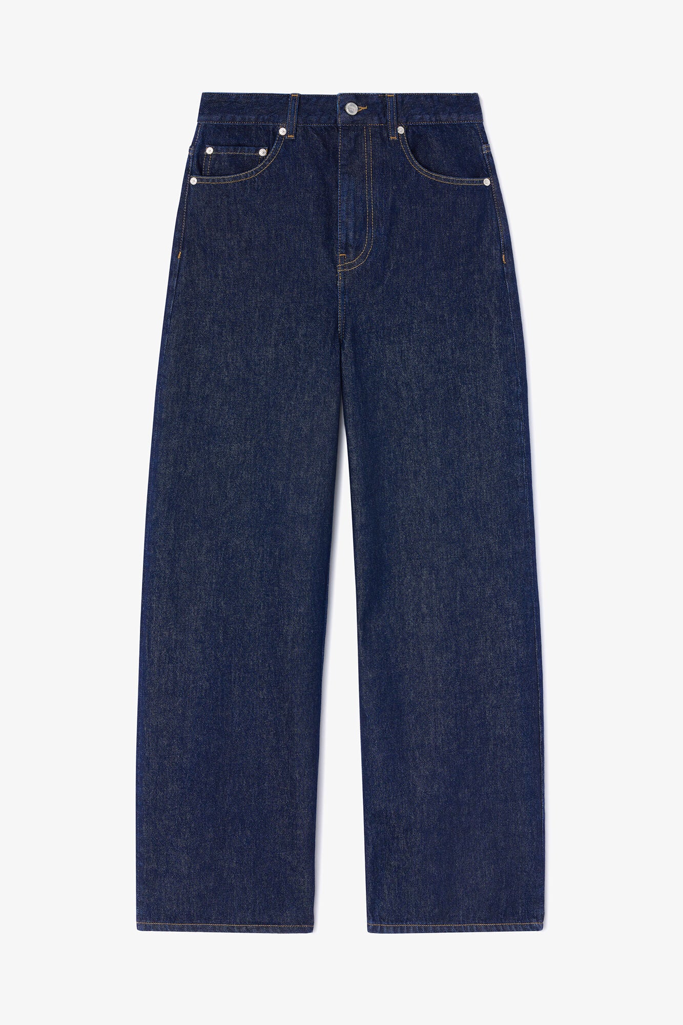 GANNI Hot Sale Izey Jeans in Dark Rinse Denim